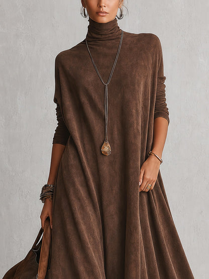 ISABELLA | Vestido Largo de Estilo Vintage con Cuello Alto y Encaje Floral