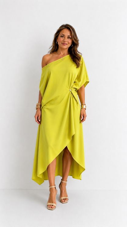 Camila – Vestido Elegante Asimétrico