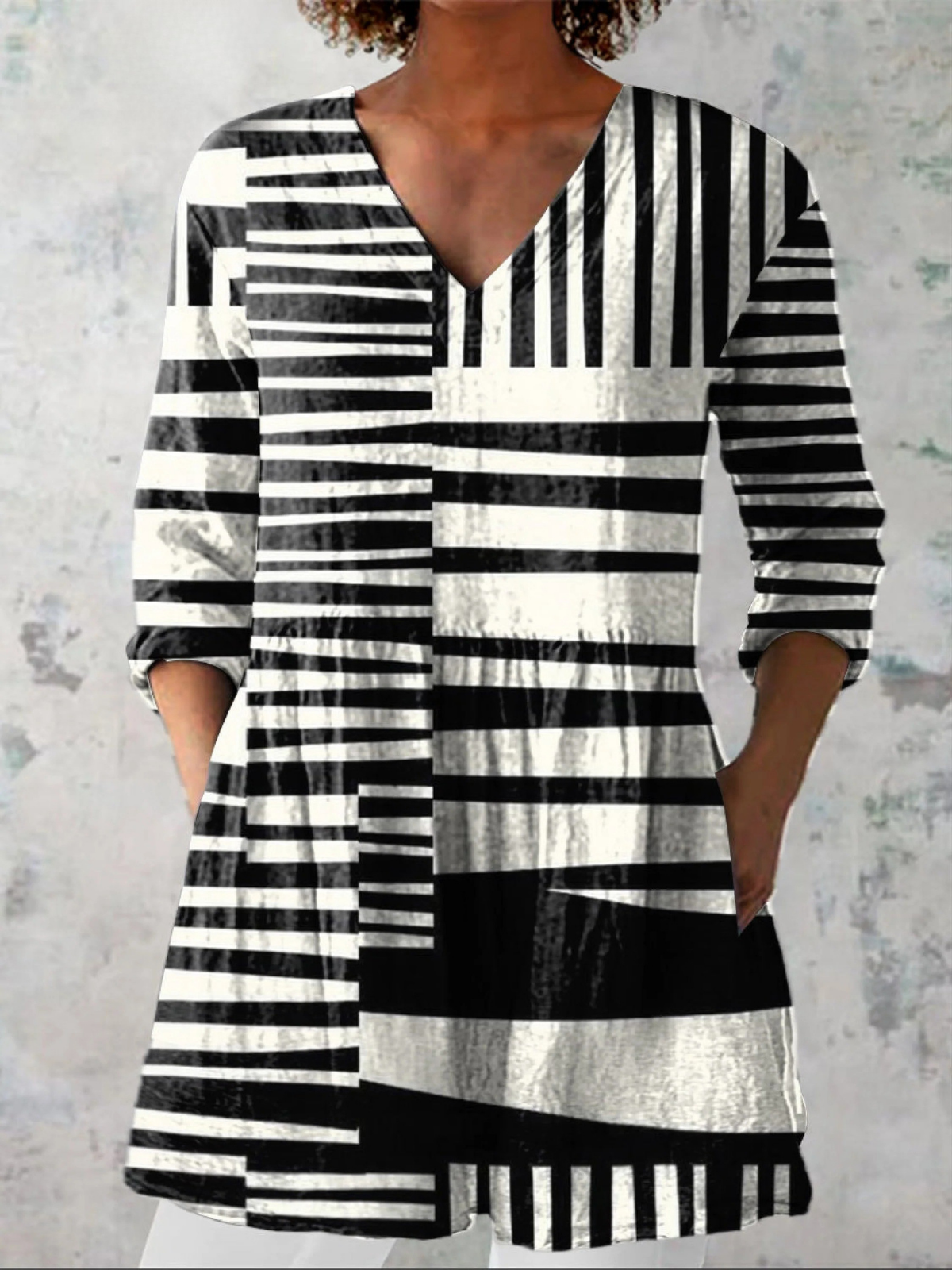Sophie | Blusa larga con escote en V - Imagen 1