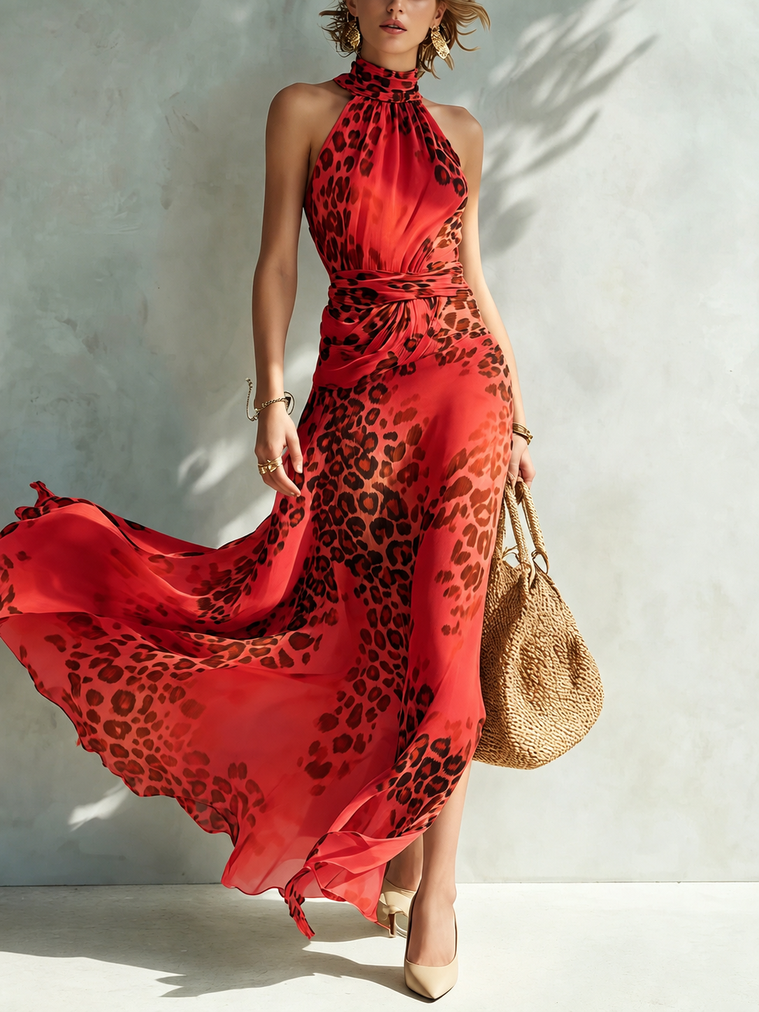 Danielle | Vestido con estampado animal