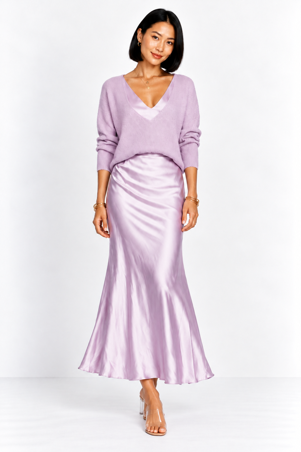 Luna | Vestido Satinado