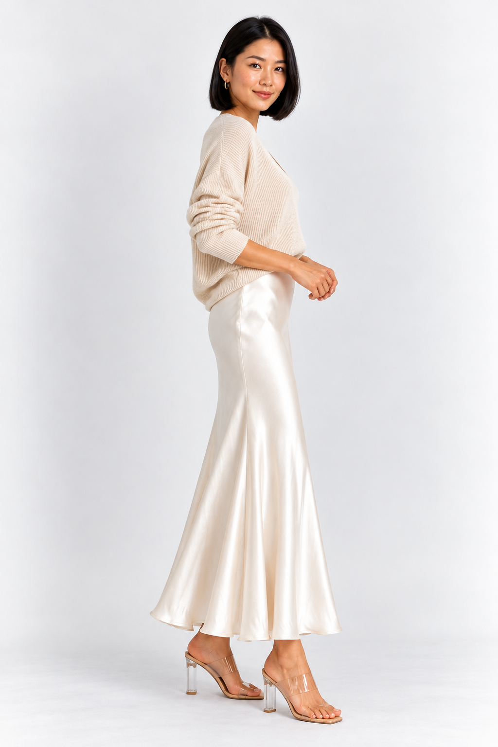 Luna | Vestido Satinado