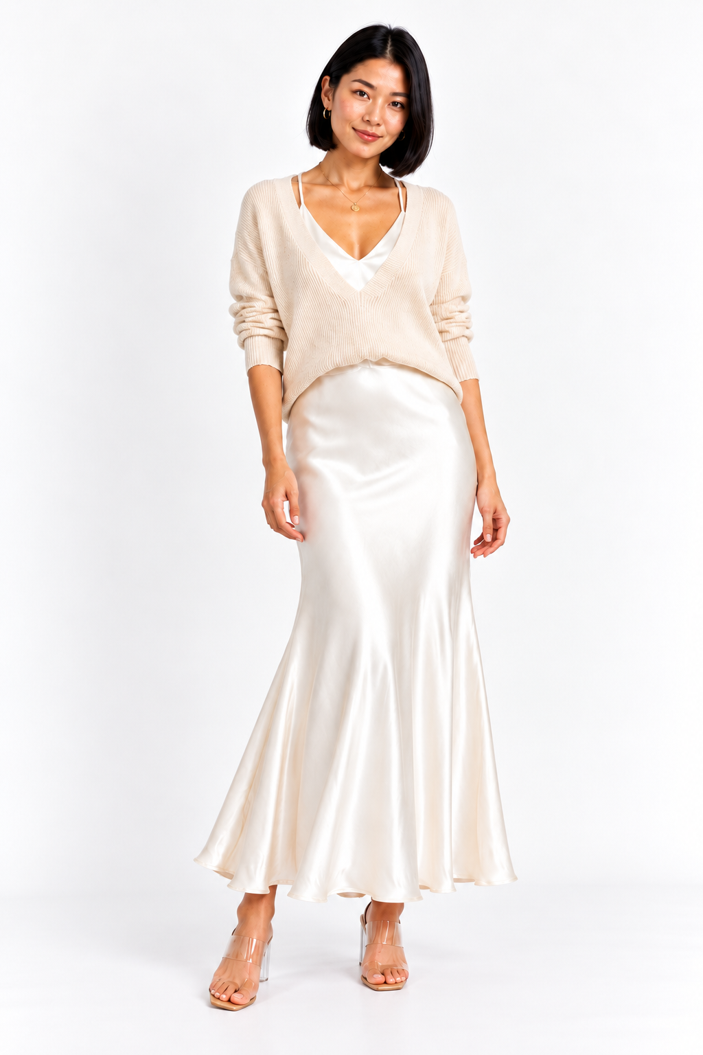 Luna | Vestido Satinado