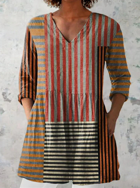 Cordelia | Blusa larga con escote en V - Imagen 1