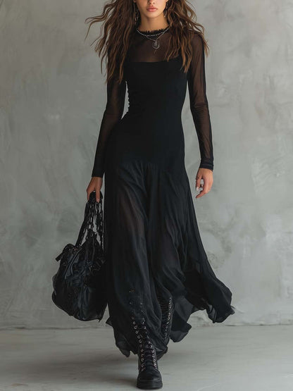 Yara | Vestido largo elegante y fluido - Imagen 1