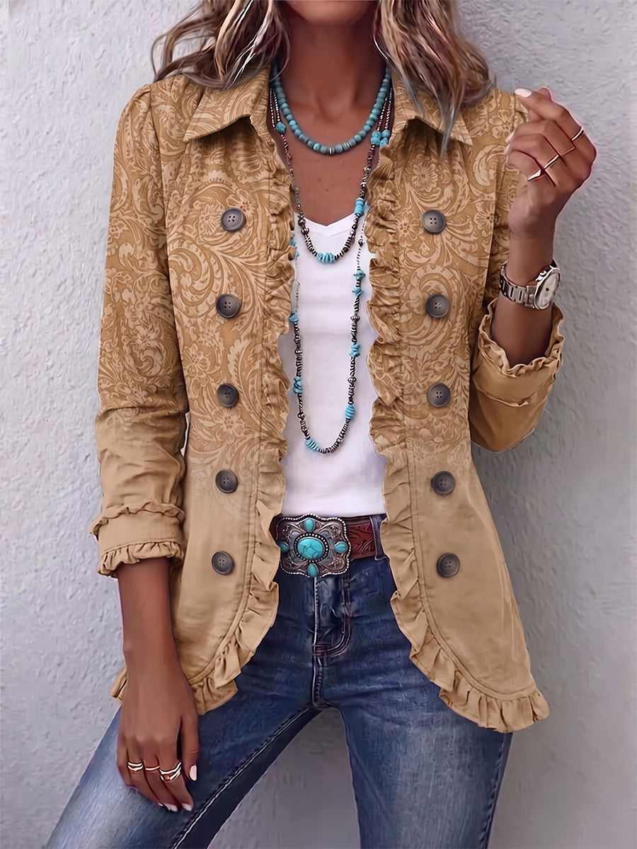 Donatella | Chaqueta con estampado en relieve