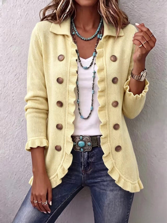 Edvige | Chaqueta de punto color crema