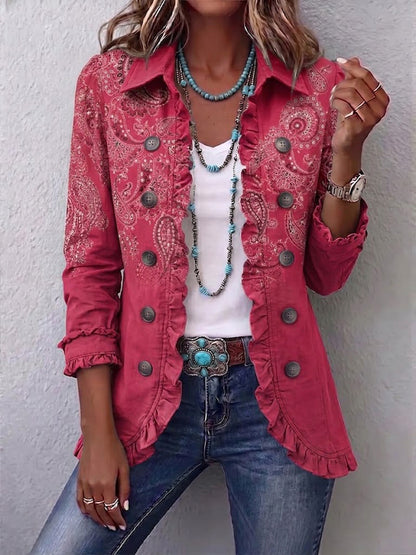 Fortunata | Chaqueta rosa suave