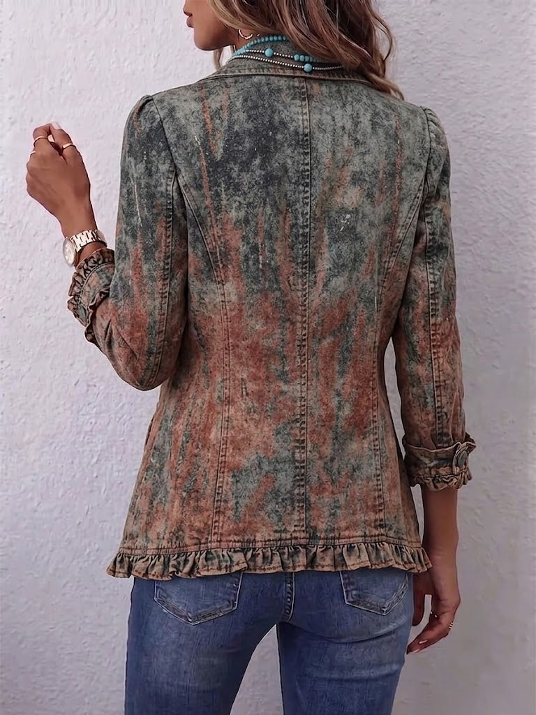 Fulvia | Chaqueta degradada con volantes