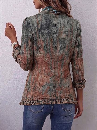 Fulvia | Chaqueta degradada con volantes