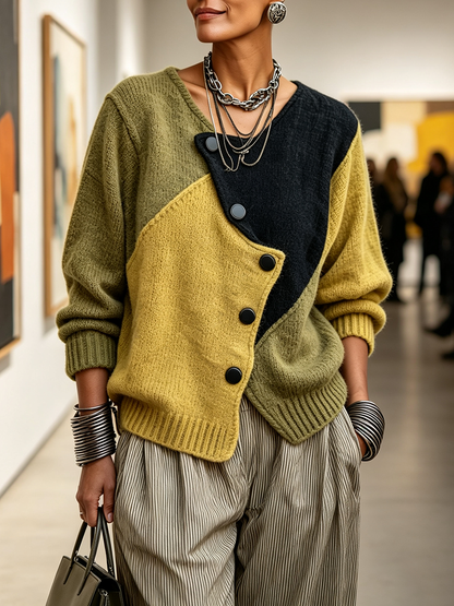 Constance | Jersey de punto con bloques de color