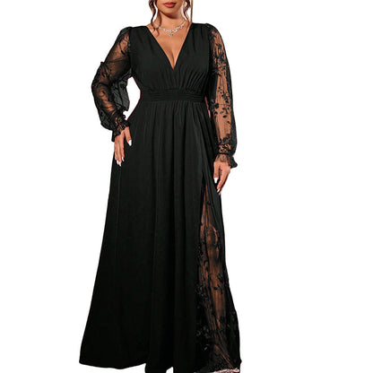 Vestido Celeste – Elegancia Romántica con Encaje